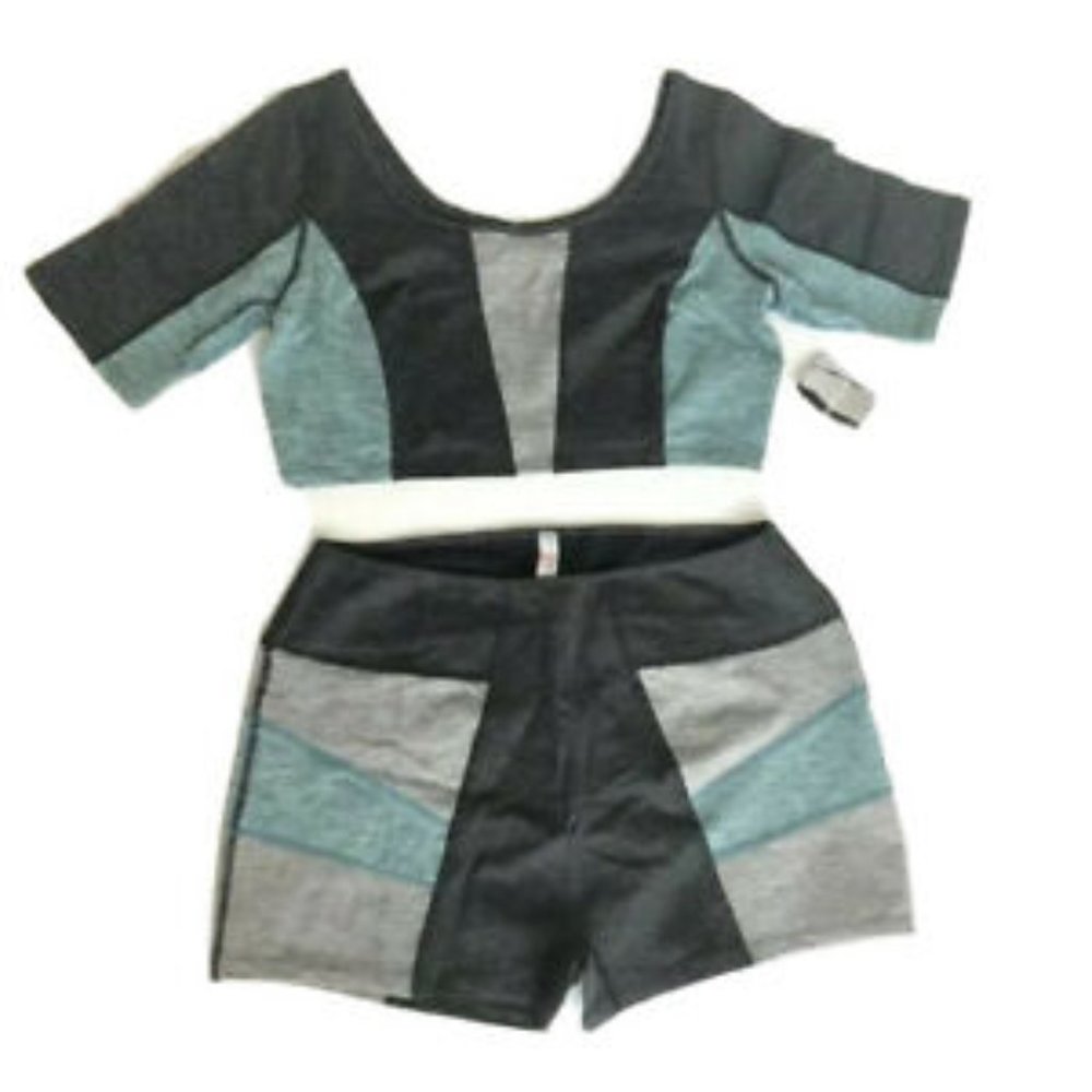 Free People Movement Colorblock 2-piece Set